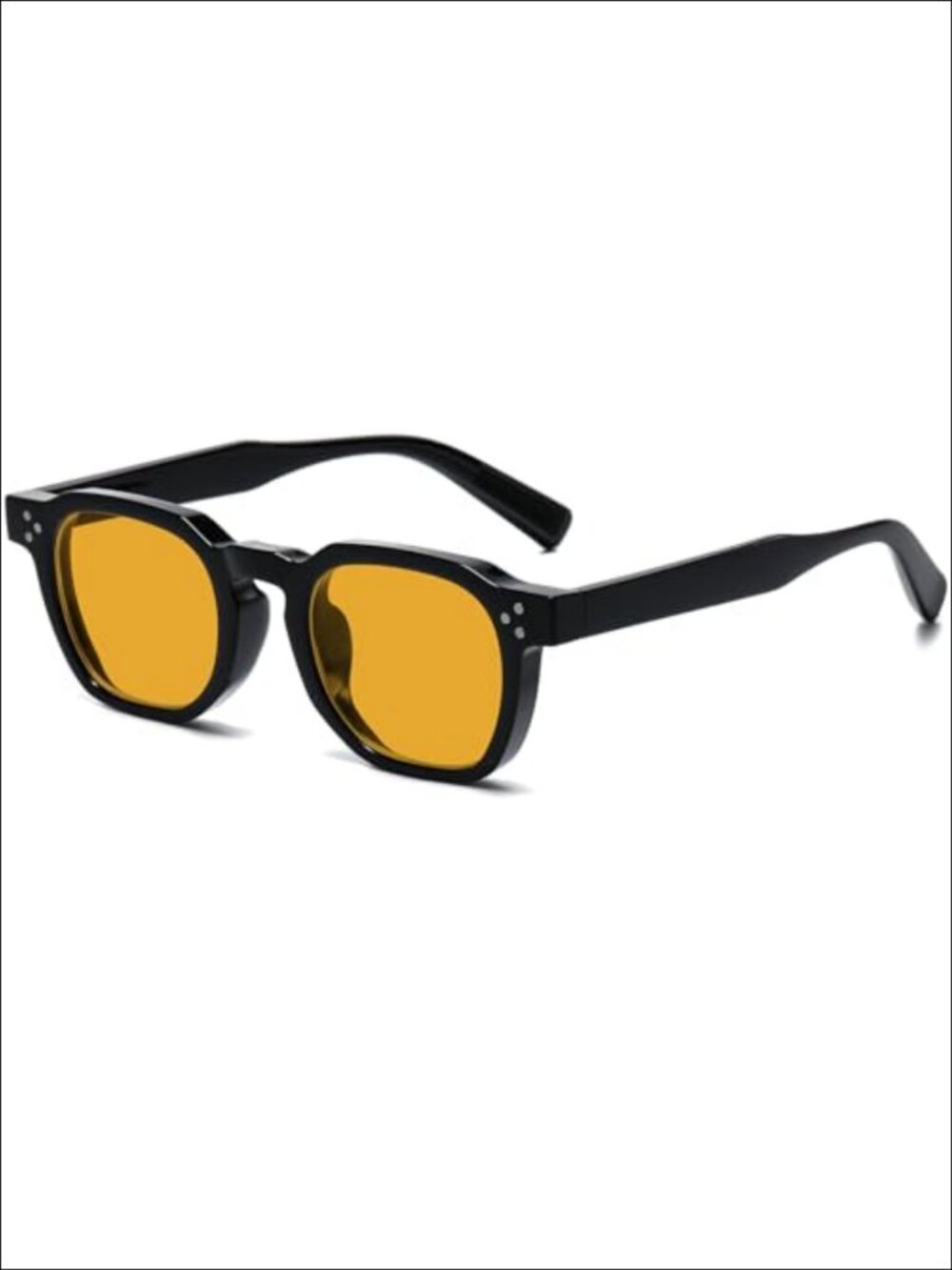 Retro Square Thick Frame UV400 Unisex Sunglasses Full Frame Adults